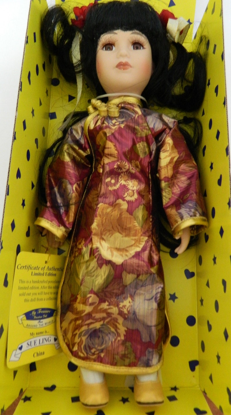My Treasure Porcelain Doll From Around the World Su Ling From Etsy