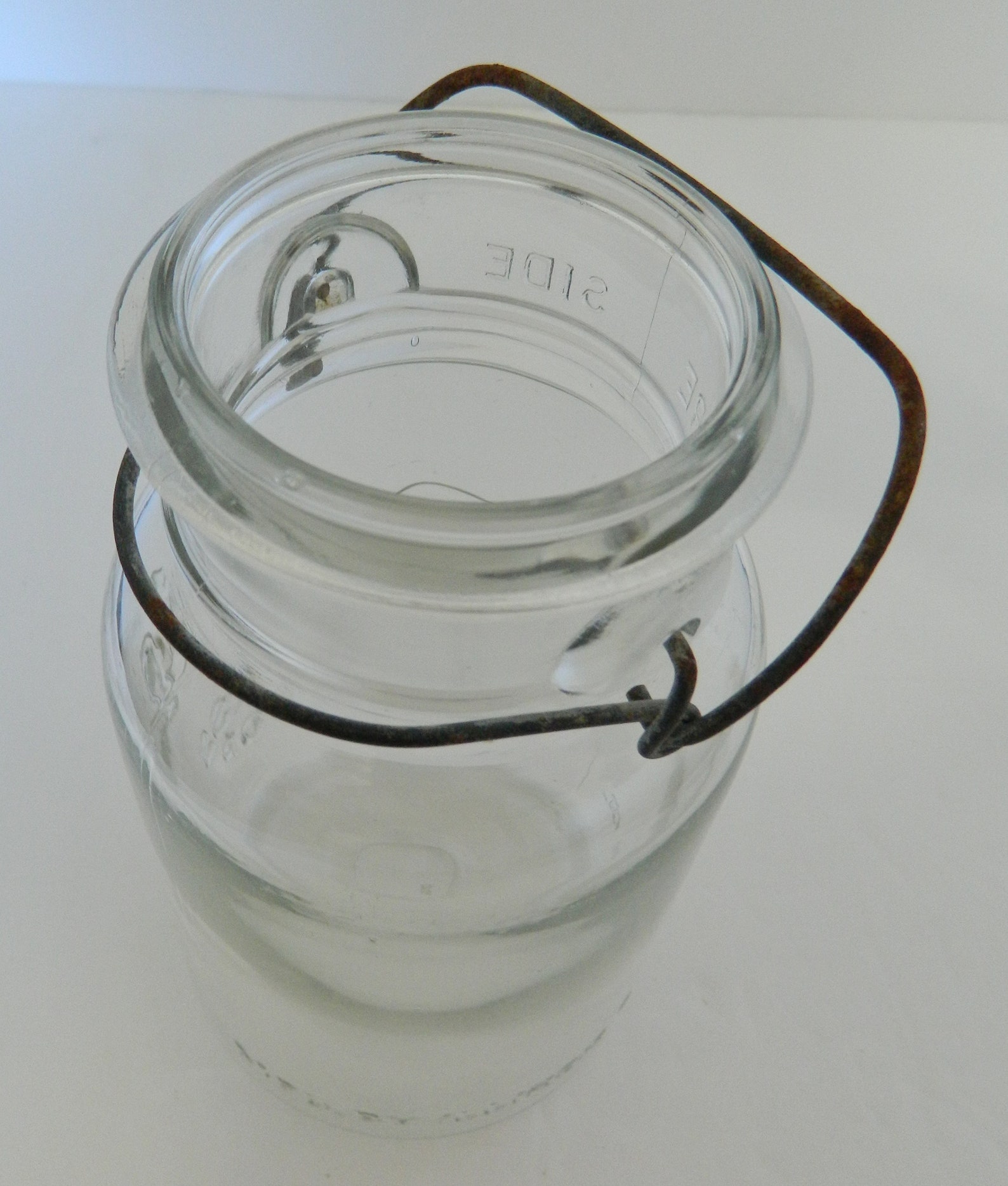 Presto Glass Top Vintage Canning Jar by Illinois Glass Co Wire Etsy