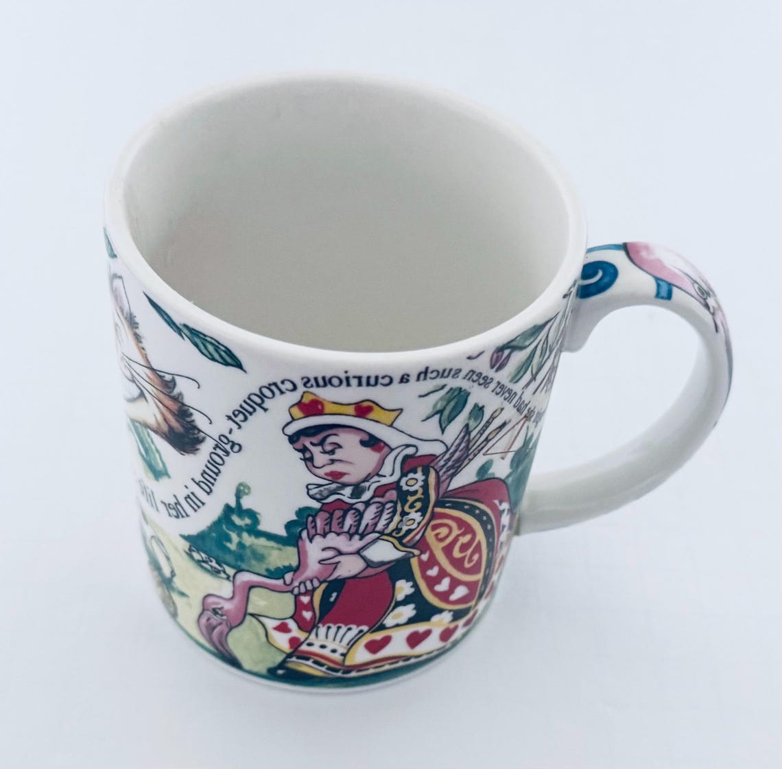 Cardew Mug Cardew Design Flamingo Alice in Wonderland Mad Hatter's Teaparty Coffee ...