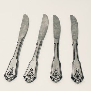 Stanley Roberts Norcrest Brentwood Stainless Rogers Silverware 4 Essmesser