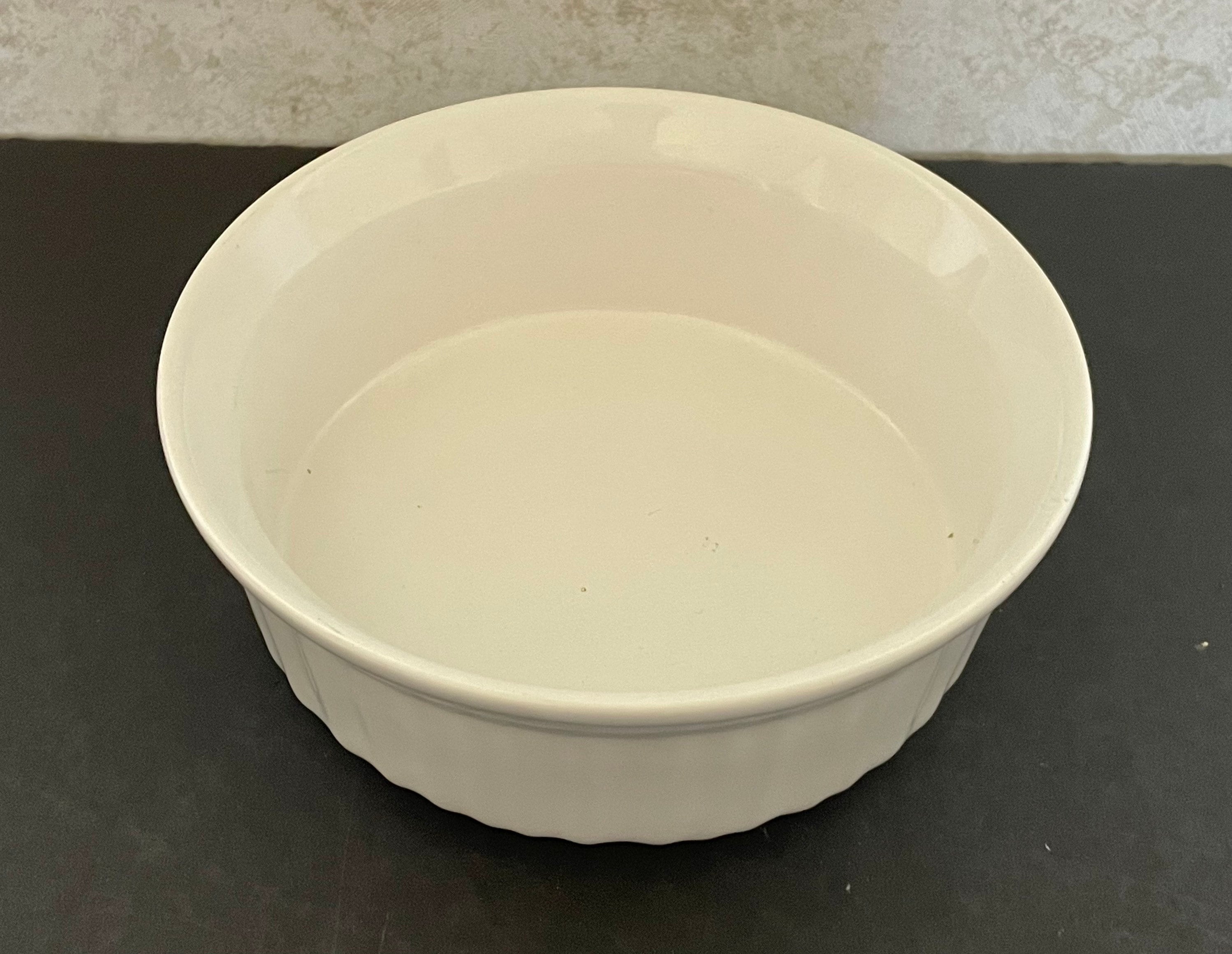 Corning Ware French White Round Ramekins Stoneware 7 Oz 4 1 8 Lot