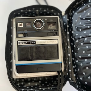 Kodak EK4 Instant Camera in Black Case No Battery No Film Manual Included