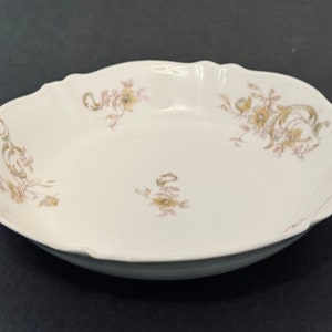 Theodore Haviland Limoges Frankreich Bogenschenkel Gelbe Blumen Rosa Blätter ER&Co