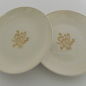 Castleton China Golden Meadow by Philip Costigan Bread & Butter Plates USA Two