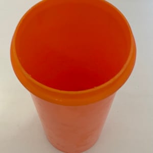 Orange Tupperware Juice Pitcher Lid 262 Quart Slimline Handolier No top