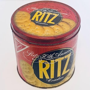 1984 50th Anniversary Ritz Cracker Tin - Etsy