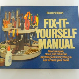 Readers Digest Fix It Yourself Manuel Handyman Repair Hardcover Book 1977