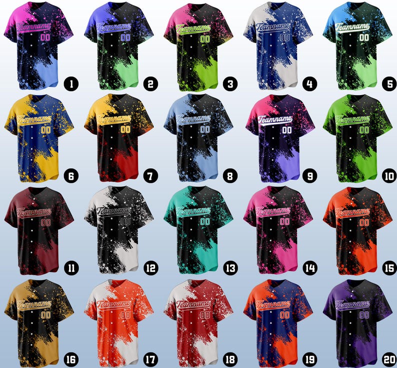 Custom Baseball Jersey: Personalized Team Jersey - Etsy
