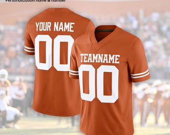 Custom Football Jersey: Personalized Team Name Number, Men Women Kids Toddler  sport jersey