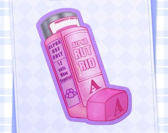 Omegaverse Sticker: Sparkly Gloss