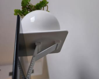 Universal Monitor Shelf | Clip-On Display Riser | Fits Any Screen | Monitor Storage Attachment