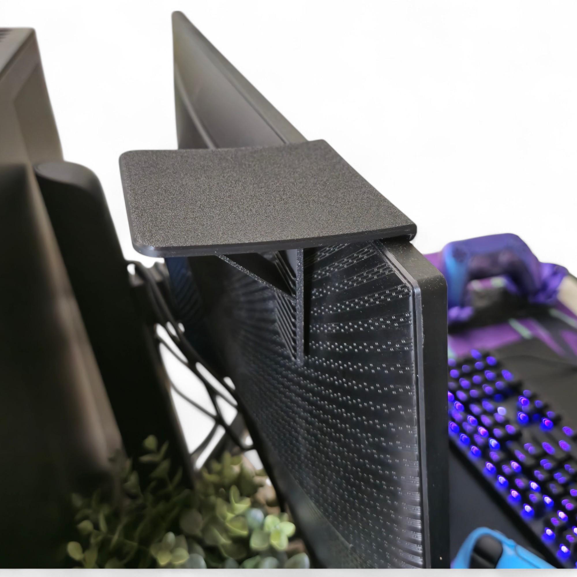 Universal Monitor Shelf | Clip-on Display Riser | Fits Any Screen ...