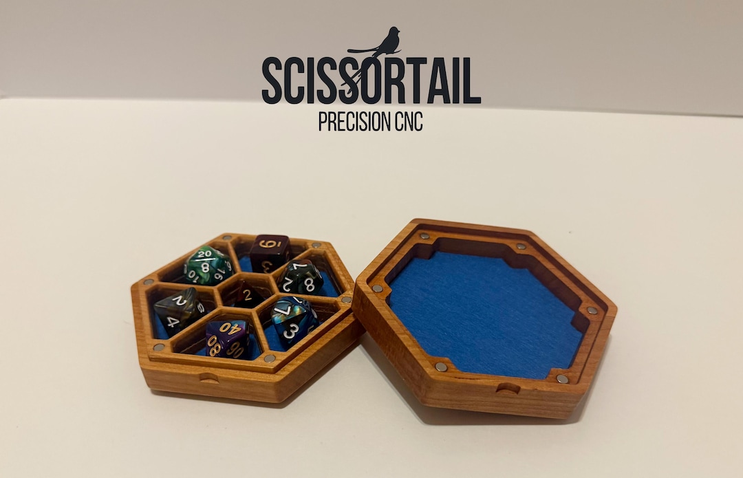 Random Dnd Mini Box Mini DND Dice Box With Rolling Tray Lid! - Etsy