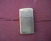 Vintage Solid Brass Zippo Women 39 s Lighter Initials In Original Box 1654 Windproof