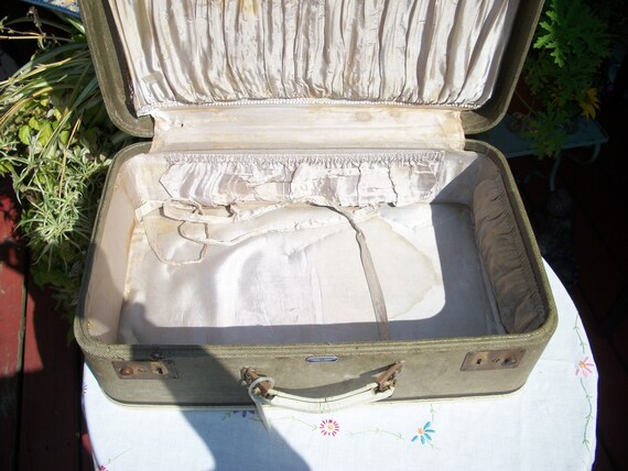 Vintage Antique American Tourister Luggage Suitca… - image 7