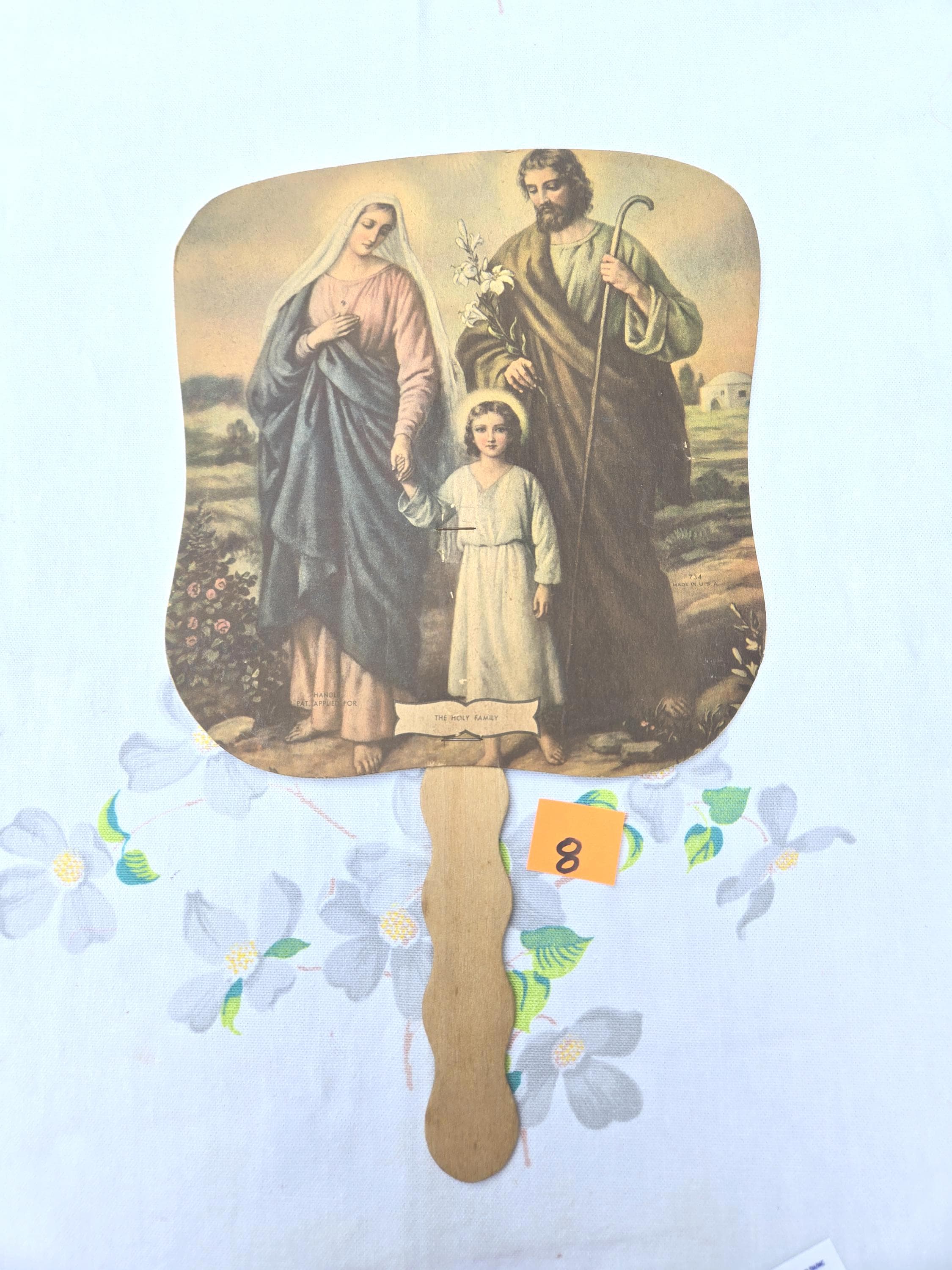 西洋アンティーク宗教画(印刷物　HOLY FAMILY) 西洋アンティーク宗教画(印刷物HOLY FAMILY)