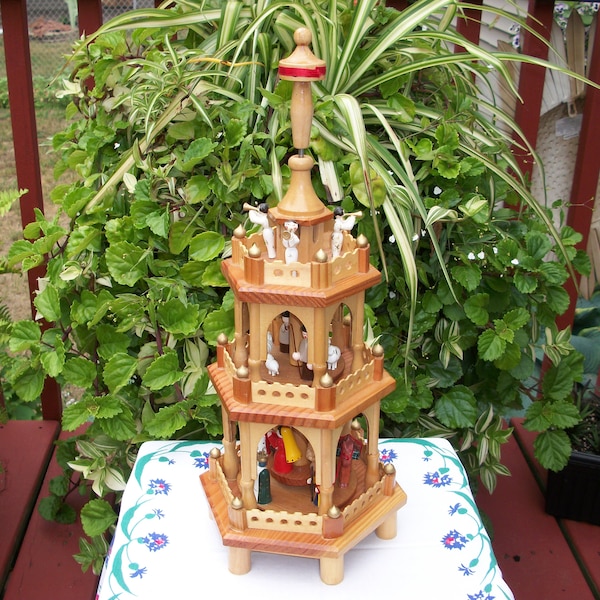 Candle Powered Carousel Etsy