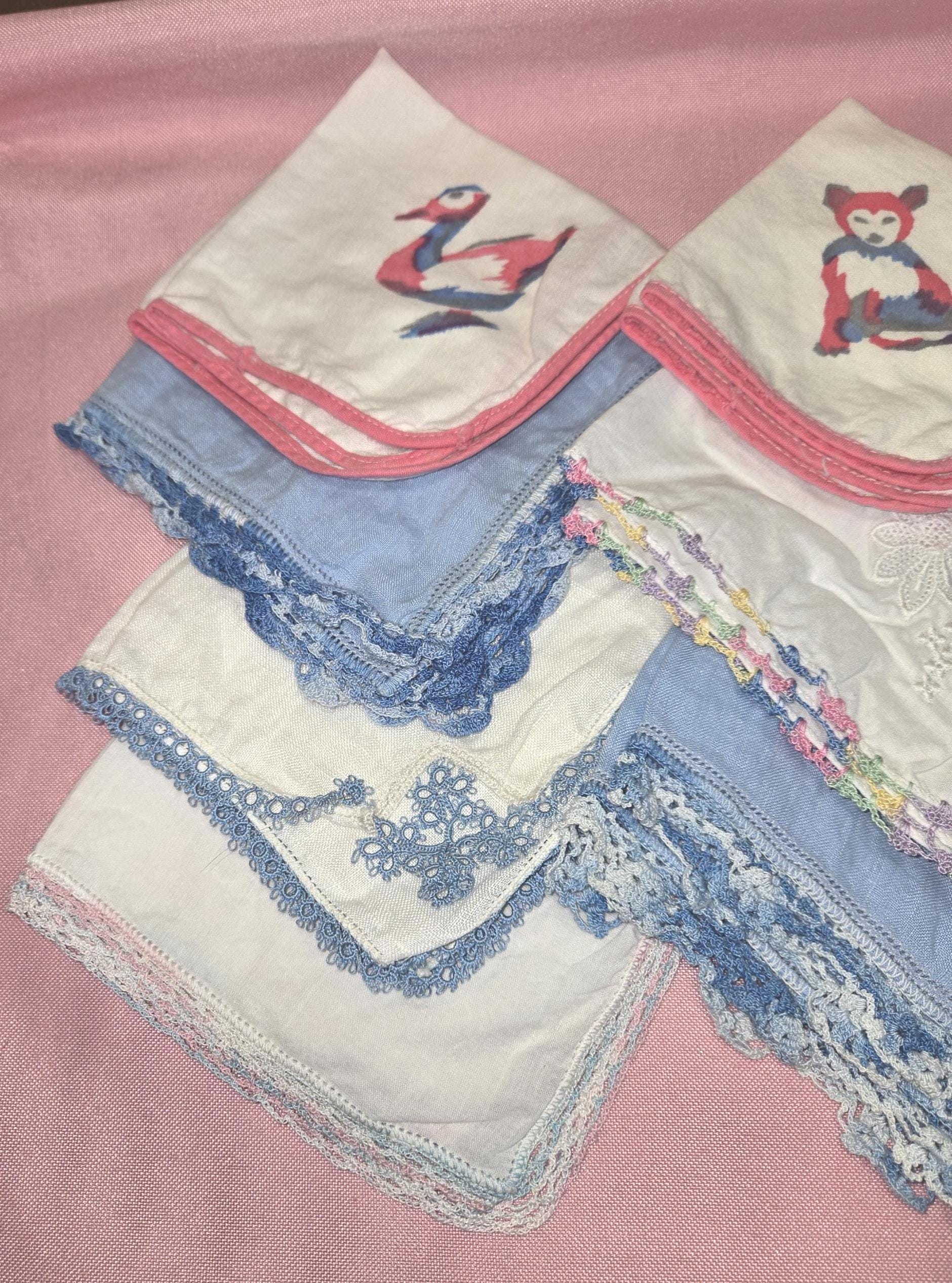 Floral Embroidery Hankies HANKYTEX Ladies' Cotton Handkerchiefs - Set Of 6 Embroidered Lace Hankies In Floral Colors Set Of 6 Hankies - Foto 7