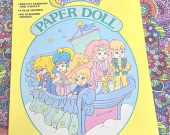 Vintage Pretend Play Paper Doll Book NOS Unused Complete Golden Books Moon Dreamers