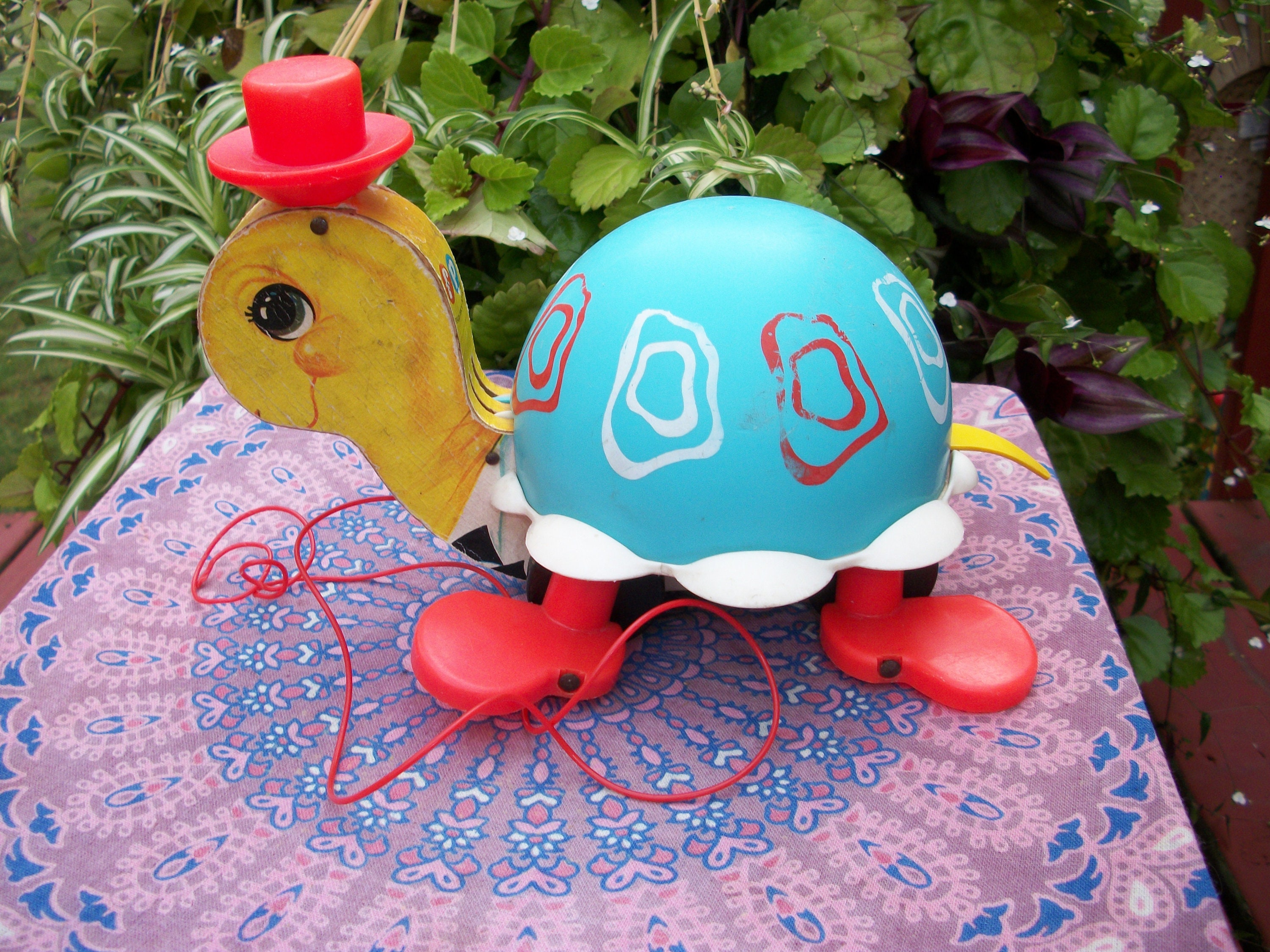 Fisher Price Turtle Pull Toy - Etsy Fisher Price Turtle Pull Toy - Etsy