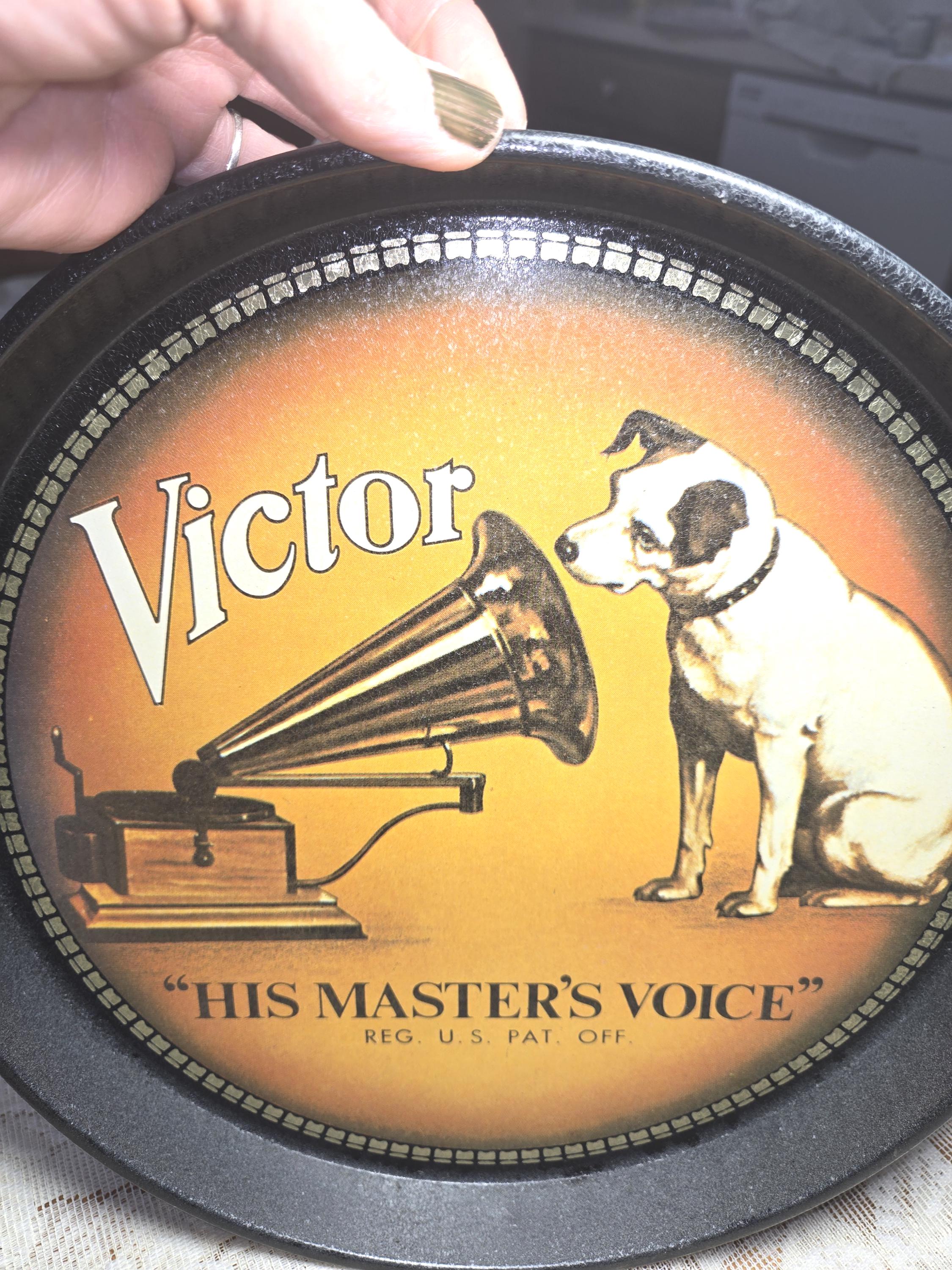 【希少】パブミラー　VICTOR his master’s voice 希少】パブミラー VICTOR his master's voice 希少】パブミラー VICTOR