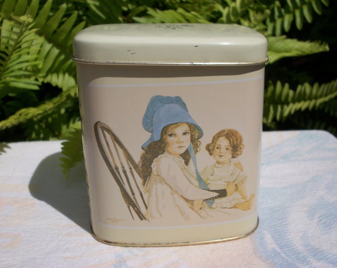 Vintage Precious Adrianne Tin Dated 1984 B & J Art Designs the Etsy