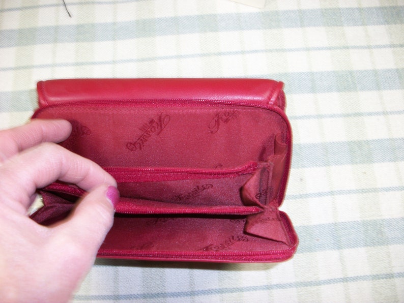 Vintage Fossil Genuine Leather Women's Wallet New in Box Etsy