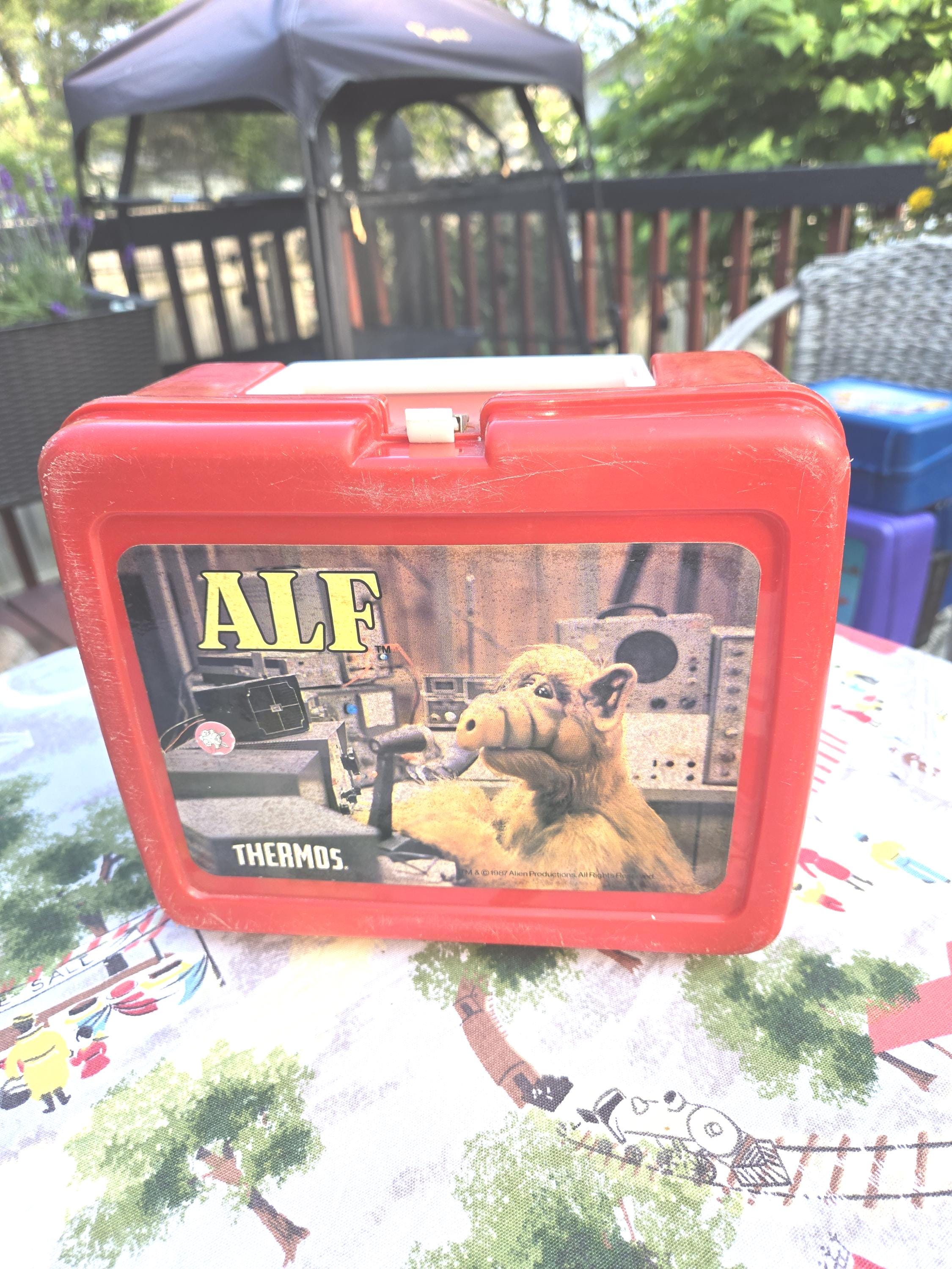 80's アルフ ALF ランチボックス ビンテージ THERMOS アメトイ ⚫︎80年代サーモス×アルフのランチボックス | Antique Style