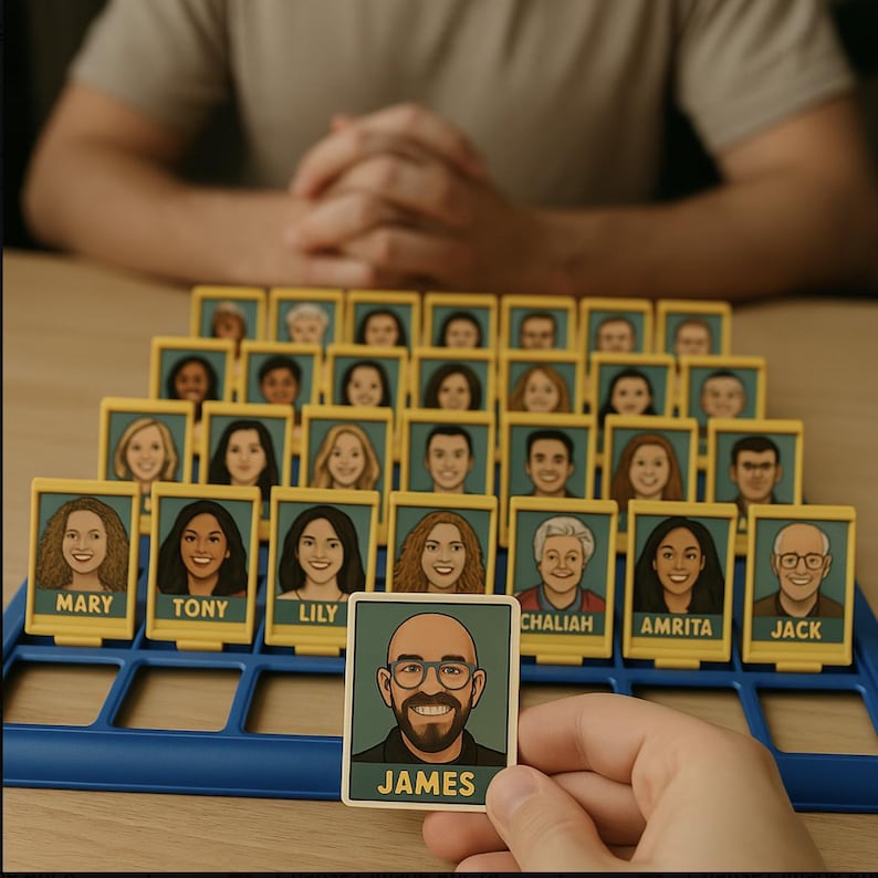Guess Who Editable Template - Make your own custom game! image 1
