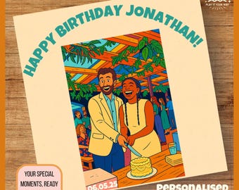Personalized Photo Coloring Book: Custom Digital or Printed Keepsake