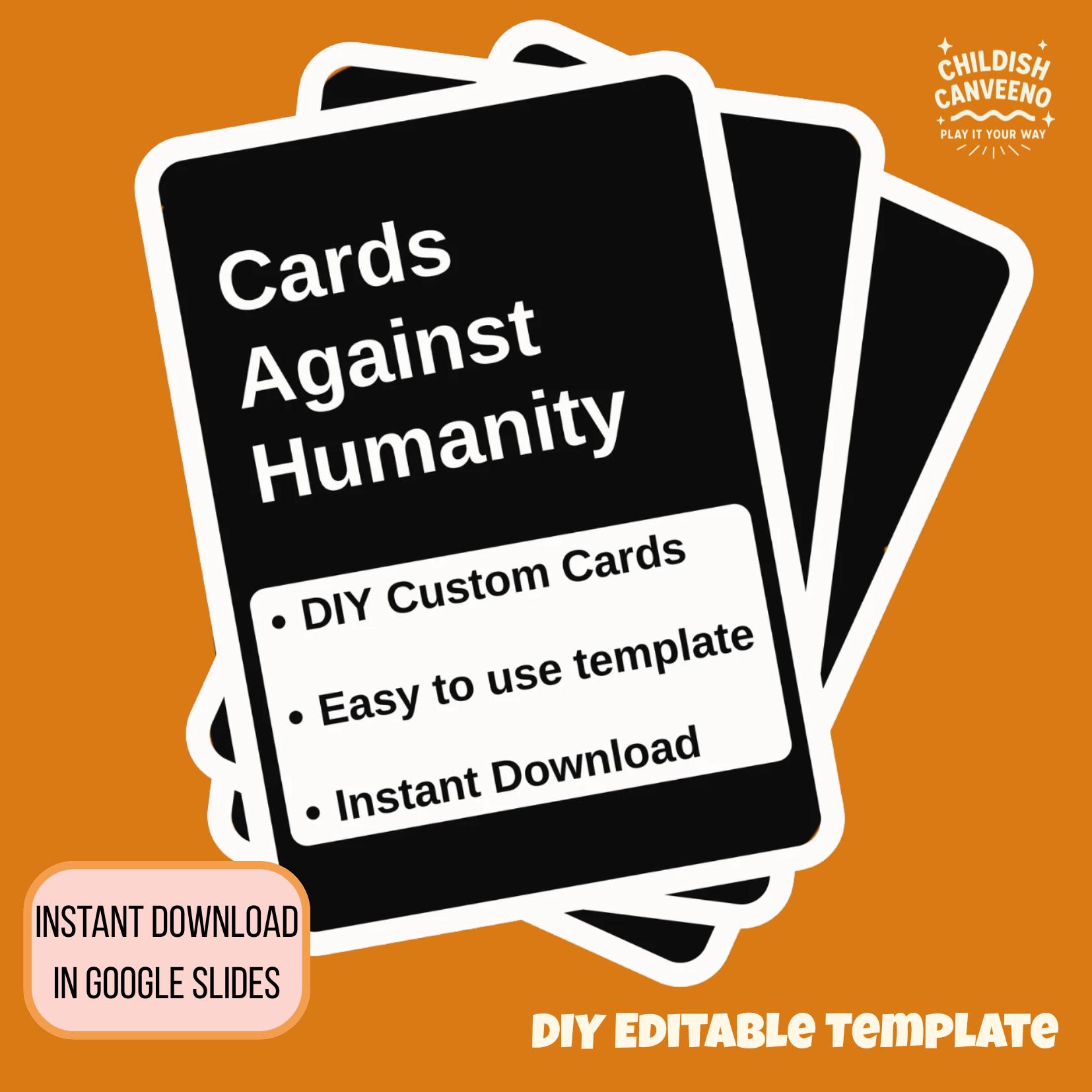 Custom Cards Against Humanity - Etsy