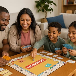 Editable Monopoly Blank Template | Custom Monopoly Board Game | Personalized | DIY Monopoly Game | Canva, PDF, Instant Download