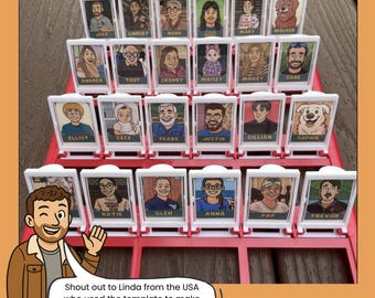 Custom Cartoon Game Portraits | Guess Who Character Illustrations for Board Games (Digital Delivery)