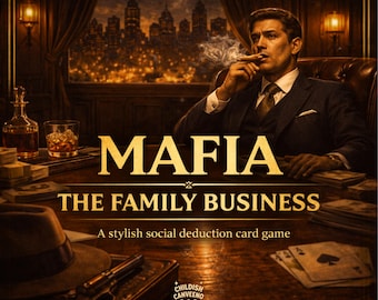 Mafia Game: 1920s Social Deduction, Printable Party Game | Murder Mystery | Personalisable (PDF Download)