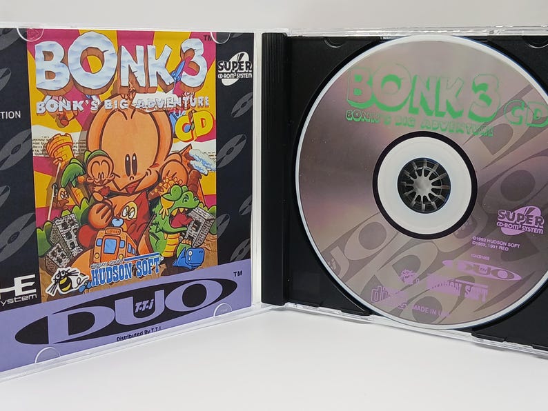 Bonk 3: Bonk's Big Adventure CD - PC-Engine/TG16 CD Reproduction bild 2