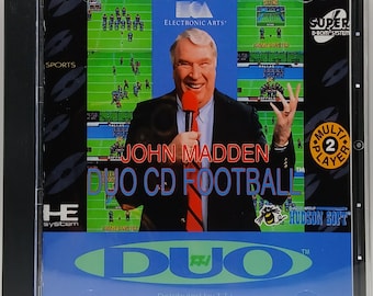 John Madden Duo CD Football - PC-Engine/TG16 CD Reproduction