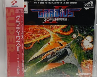 Gradius II: Gofer no Yabou (Gofer's Ambition) - PC-Engine/TG16 CD Reproduction