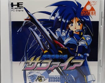 Ginga Fukei Densetsu Sapphire (Galaxy Policewoman Legend Sapphire) - PC-Engine/TG16 CD Reproduction