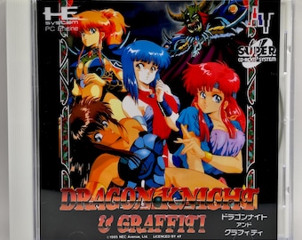 Dragon Knight & Graffiti - PC-Engine/TG16 CD Reproduction