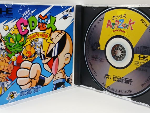 Super Air Zonk - Pc-engine/tg16 CD Reproduction - Etsy