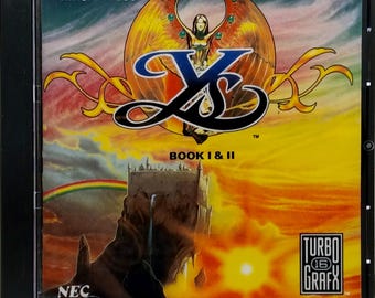 Ys Book I & II - PC-Engine/TG16 CD Reproduction