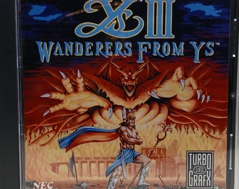 Ys III: Wanderers from Ys - PC-Engine/TG16 CD Reproduction