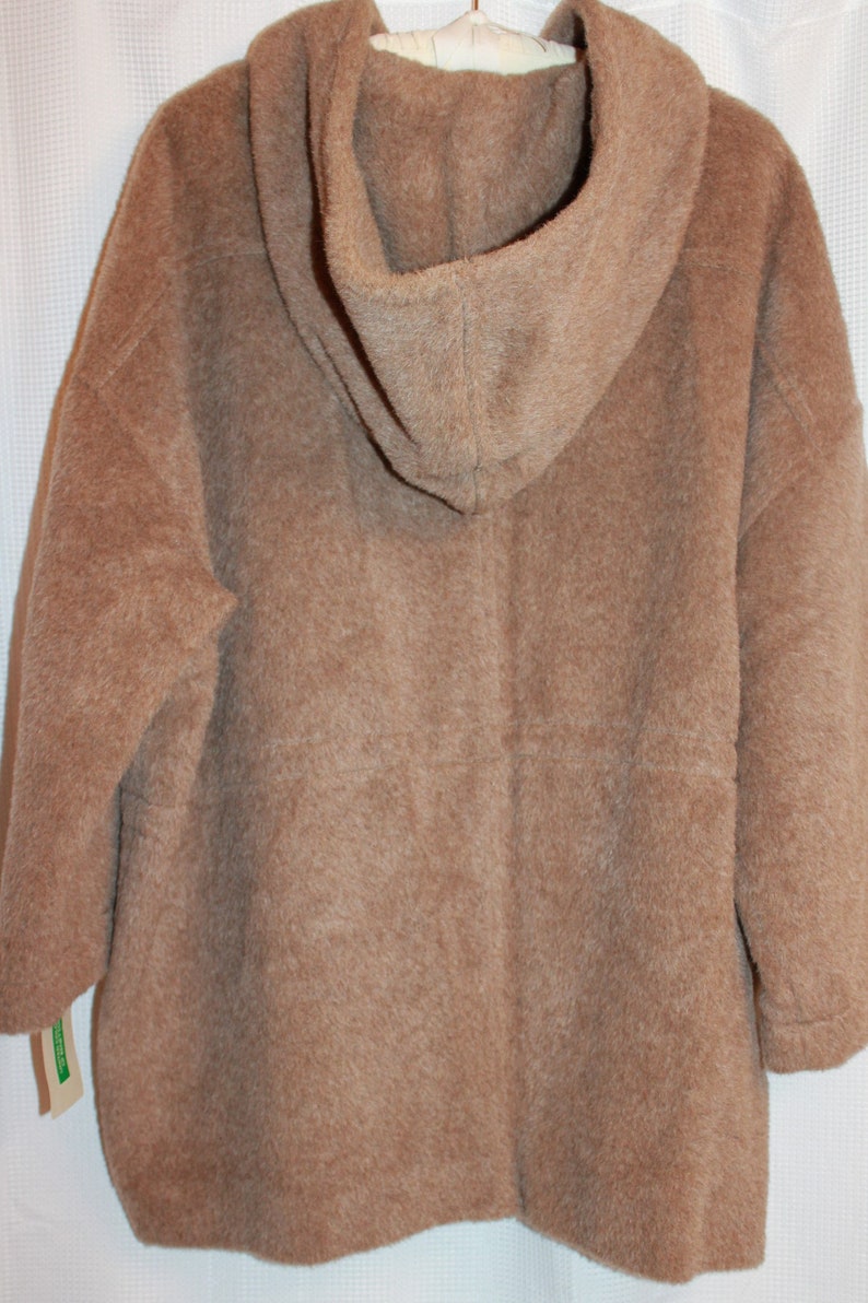 Womens Mohair Hooded Coat/wool/mohair/alpaca Blend/ | Etsy