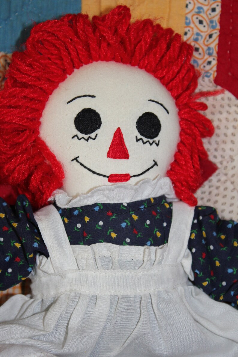 Raggedy Ann Rag Doll 15 /Childs Doll/Rag Doll/Handmade | Etsy