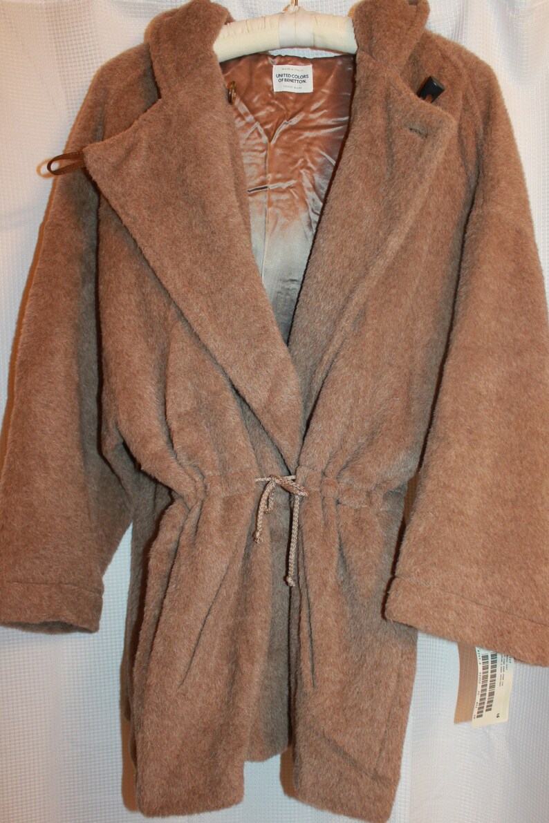 Womens Mohair Hooded Coat/wool/mohair/alpaca Blend/ Etsy