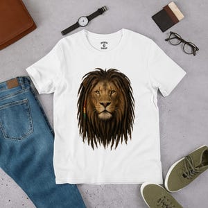 Reggae Shirt Jamaican Lion Tee Music Rasta T Shirt Lion of Judah Rasta Style Shirt Reggae Shirt Reggae Gift for Him Her