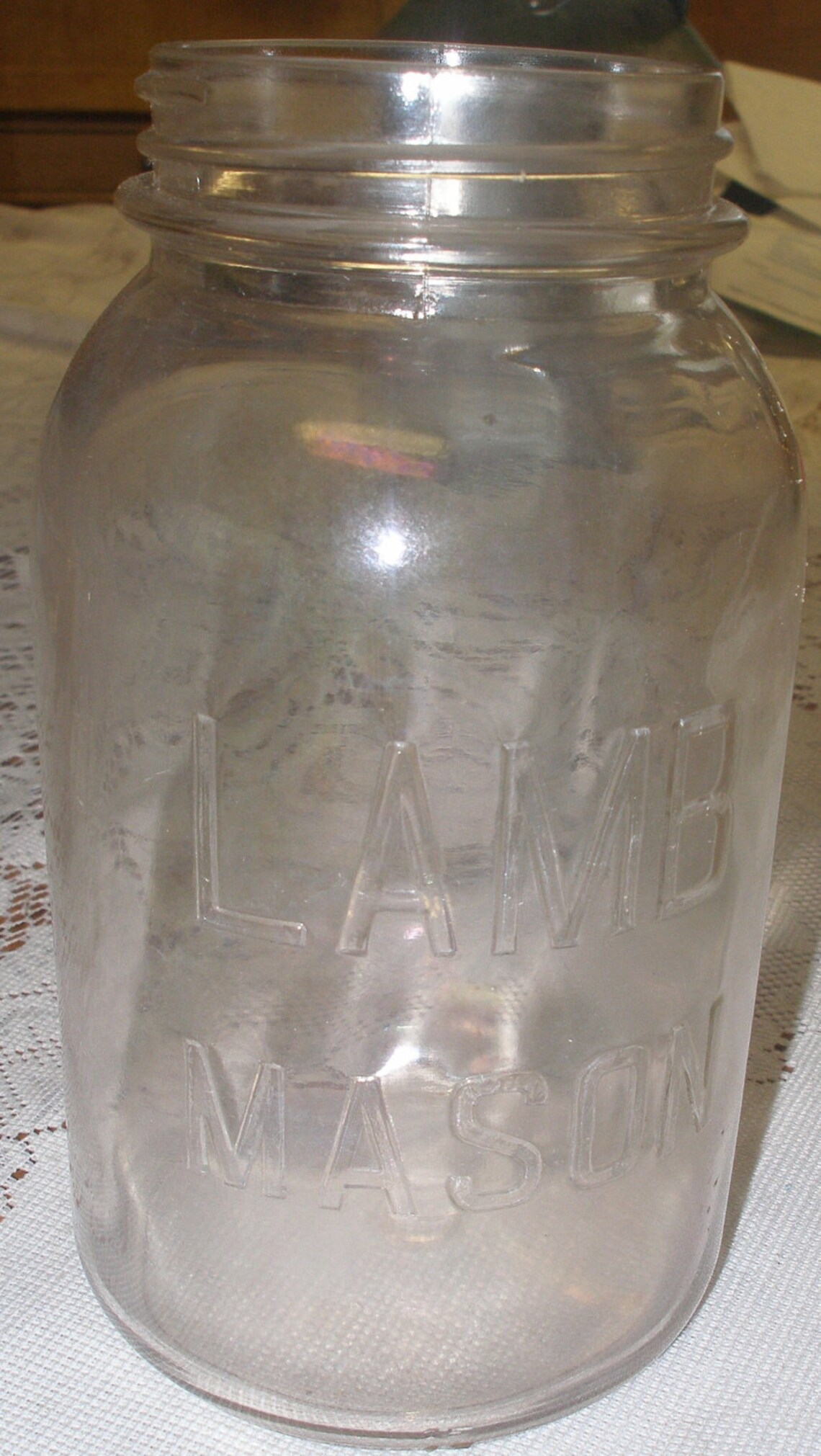 Lamb Quart Mason Jar Etsy