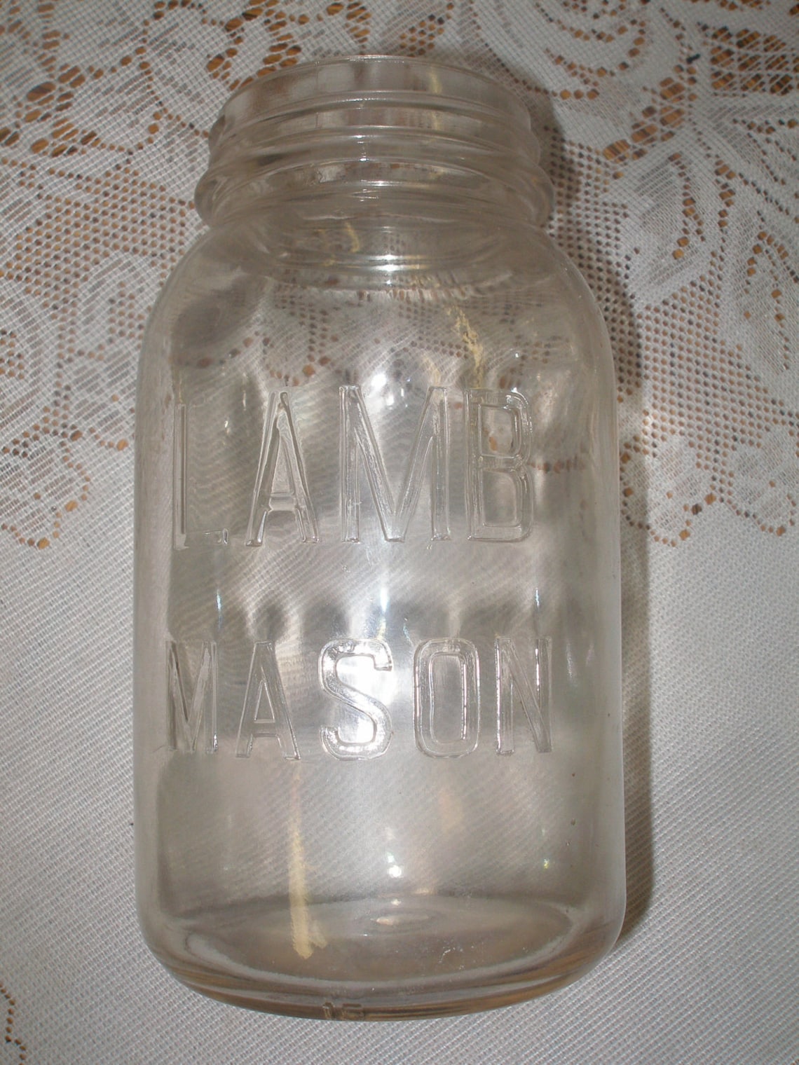 Lamb Quart Mason Jar Etsy