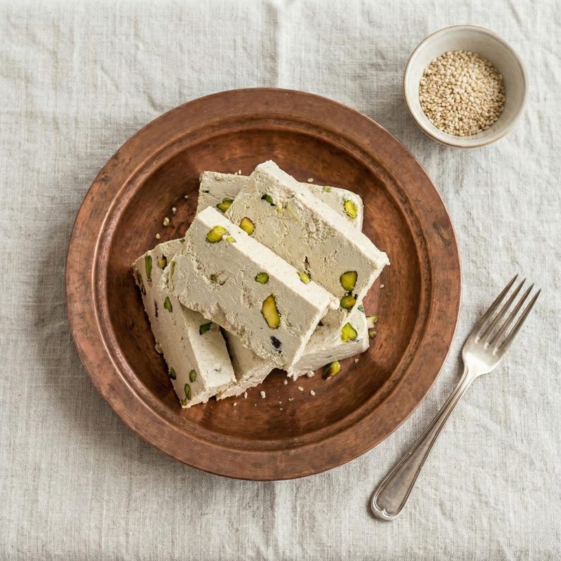 Turkish Tradational Halva, Halva With Pistachio - Etsy
