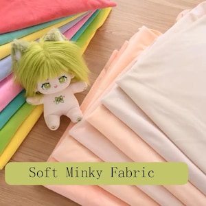 Minky Fabric, Soft Cuddle Fabric, Solid Smooth Minky Fabric, Plush Toys Fabric, Faux Fur Fabric